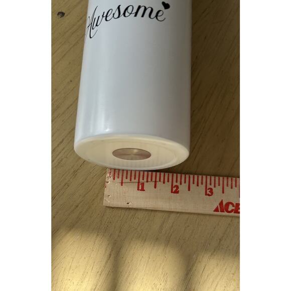 2 NEW Insulated Coffee Mug Thank You For Being Awesome, Lidded Cup Present Gift - Picture 5 of 6